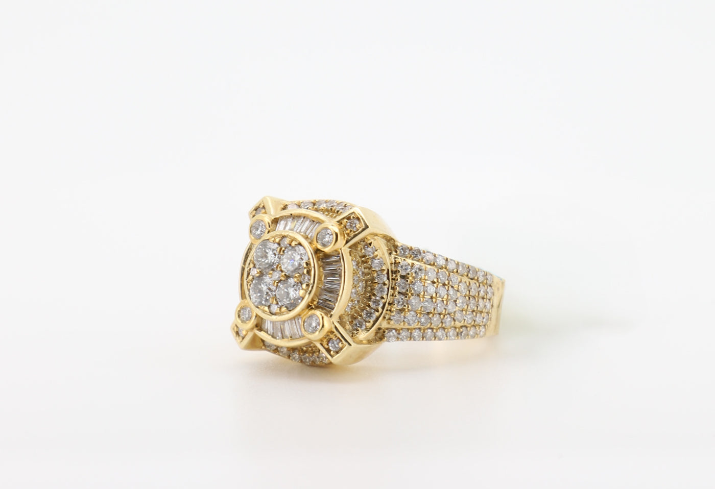 14K Gold 2.92 Carat VS Diamond Ring