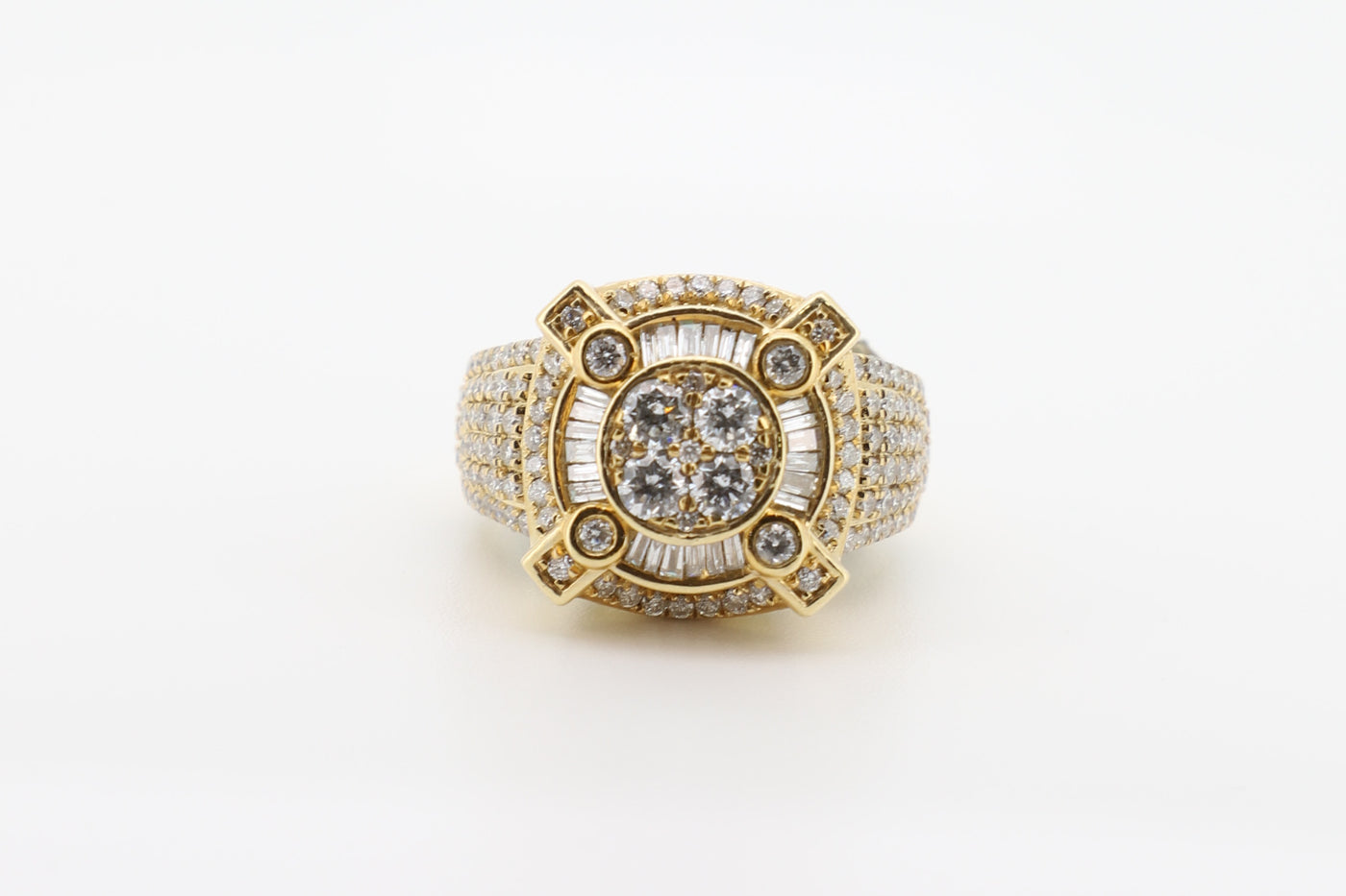 14K Gold 2.92 Carat VS Diamond Ring