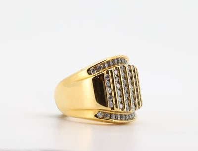 14K Gold 2 Carat Round Cut Diamond Ring
