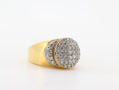 14K Gold 1.5 Carat Round Cut Diamond Ring