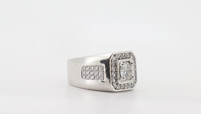 14K White Gold 1.5 Carat Diamond Ring