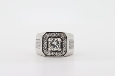 14K White Gold 1.5 Carat Diamond Ring
