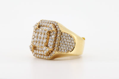 14K Gold 2 Carat Round Cut Diamond Ring