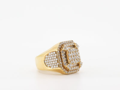 14K Gold 2 Carat Round Cut Diamond Ring