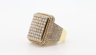 14K Gold 5 Carat Round Cut Diamond Ring