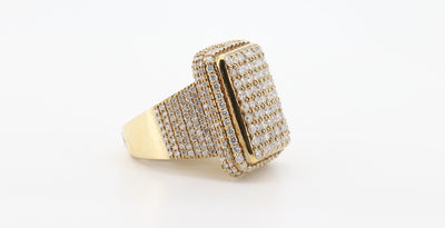 14K Gold 5 Carat Round Cut Diamond Ring