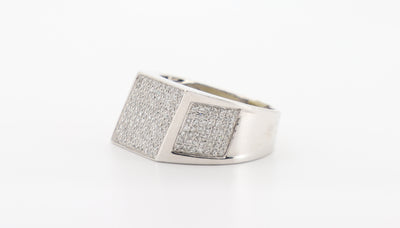 14K White Gold 2 Carat Round Cut Diamond Ring