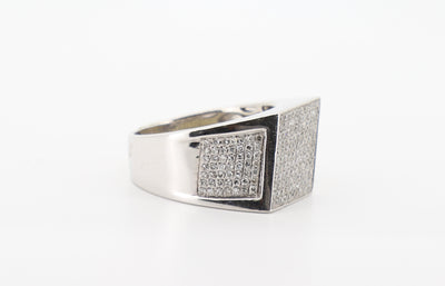 14K White Gold 2 Carat Round Cut Diamond Ring