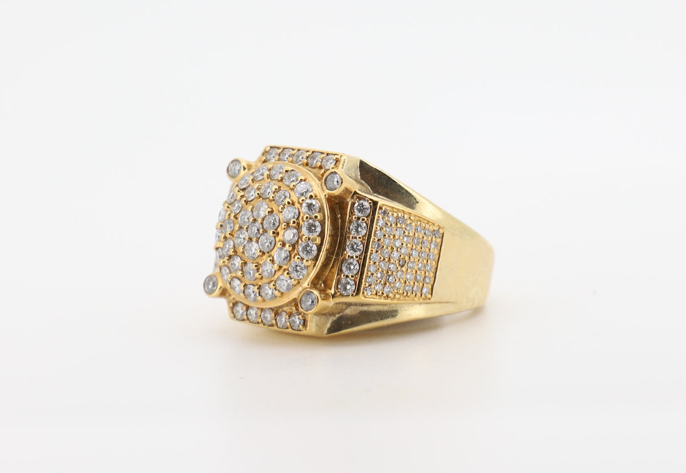 14K Gold 2.25 Carat Round Cut Diamond Ring