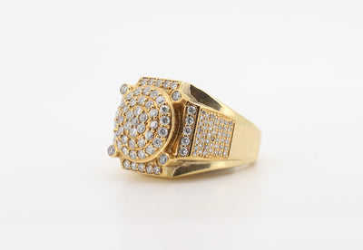 14K Gold 2.25 Carat Round Cut Diamond Ring