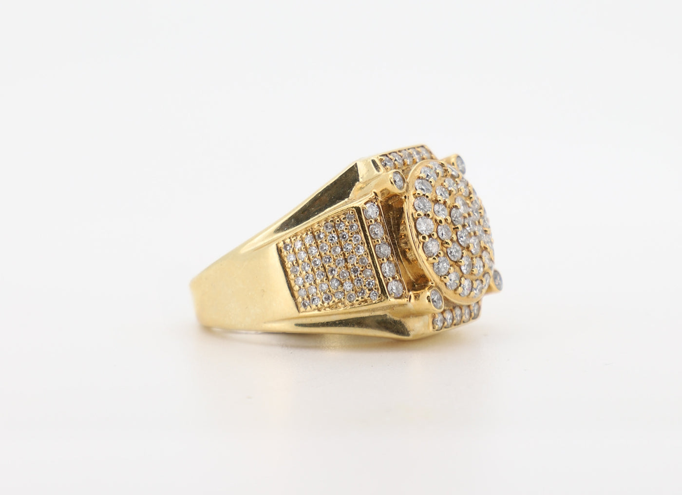 14K Gold 2.25 Carat Round Cut Diamond Ring