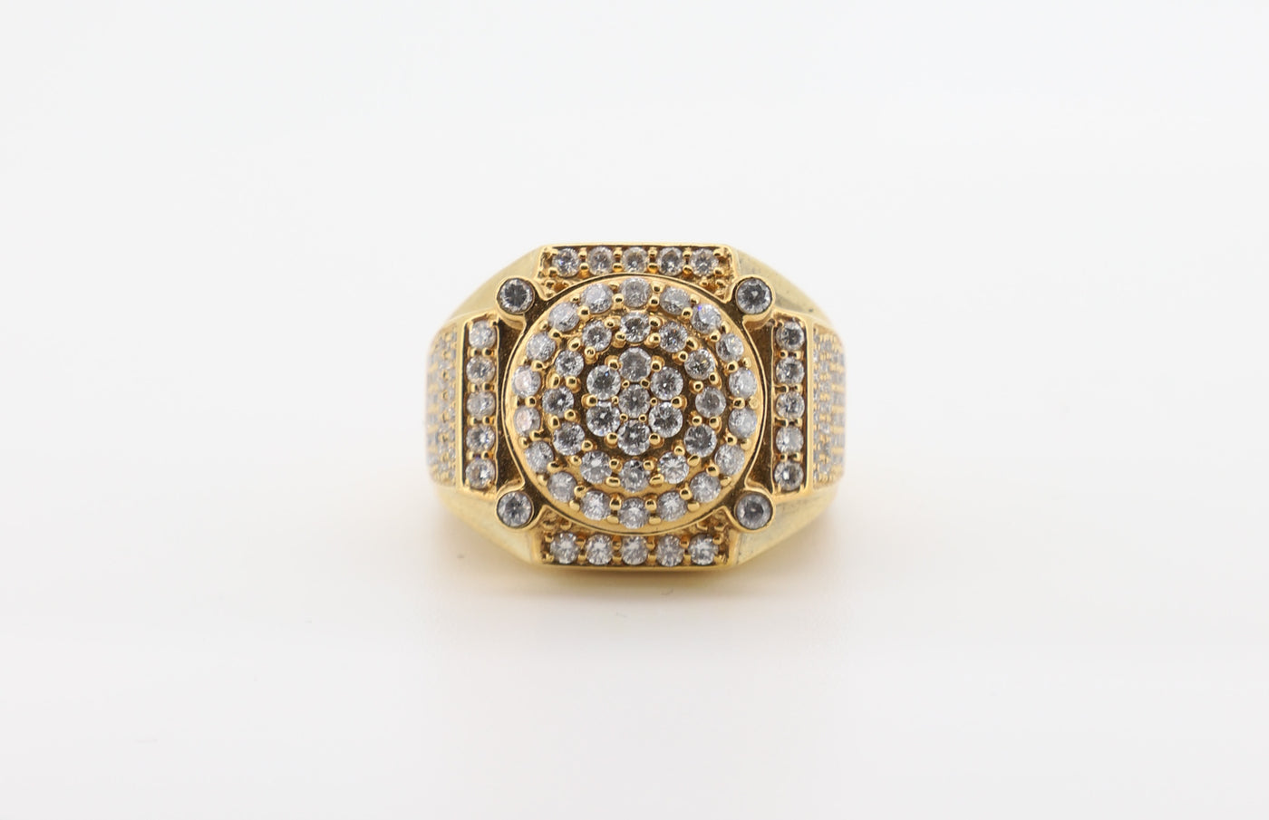 14K Gold 2.25 Carat Round Cut Diamond Ring