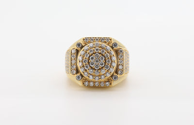14K Gold 2.25 Carat Round Cut Diamond Ring