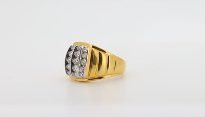 10K Gold 1.5 Carat Round Cut Diamond Ring
