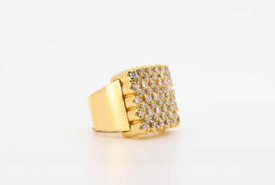14K Gold 2 Carat Round Cut Diamond Ring