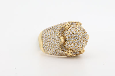 14K Gold 5.65 Carat Round Cut Diamond Ring
