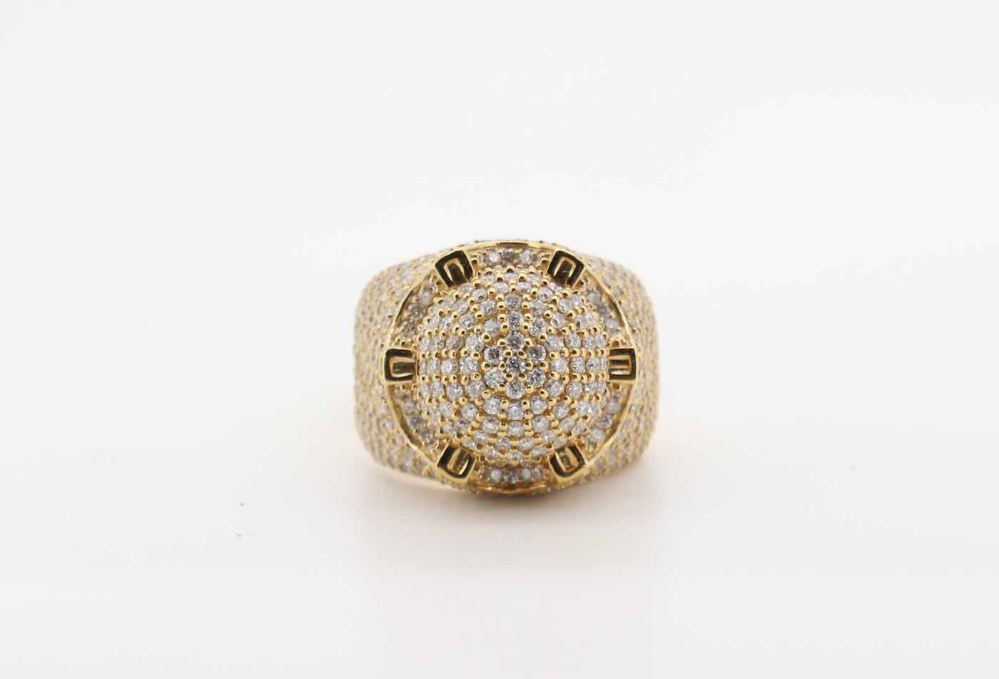 14K Gold 5.65 Carat Round Cut Diamond Ring