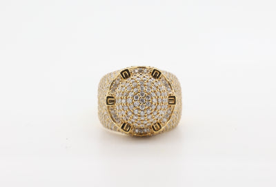 14K Gold 5.65 Carat Round Cut Diamond Ring