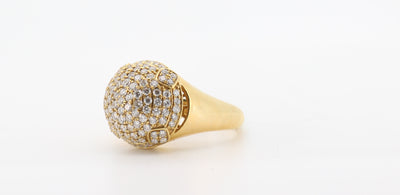 14K Gold 2.38 Carat Round Cut Diamond Ring