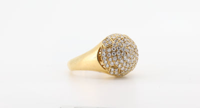 14K Gold 2.38 Carat Round Cut Diamond Ring