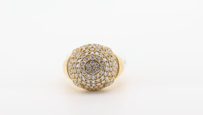14K Gold 2.38 Carat Round Cut Diamond Ring
